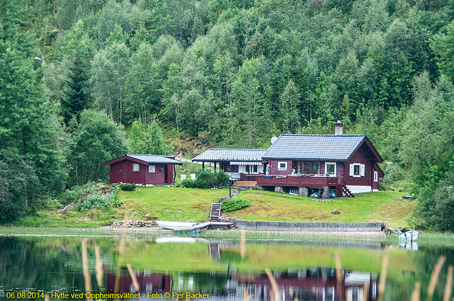 Hytte ved Oppheimsvatnet