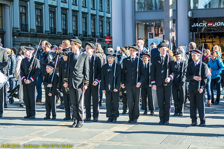 Buekorps på Torgalmenningen