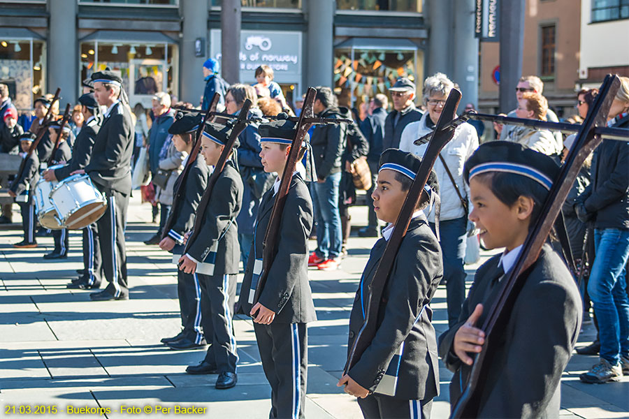 Buekorps på Torgalmenningen