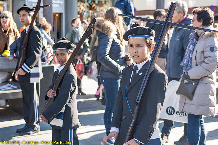 Buekorps på Torgalmenningen