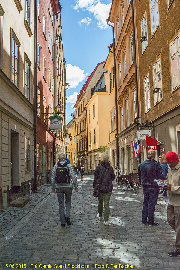 Frå Gamla Stan i Stockholm