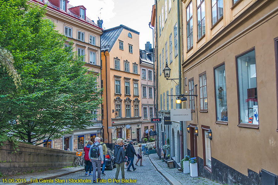 Frå Gamla Stan i Stockholm