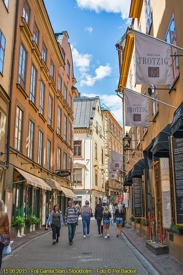 Frå Gamla Stan i Stockholm