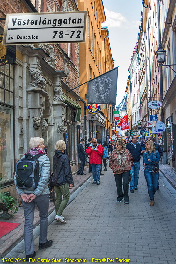 Frå Gamla Stan i Stockholm