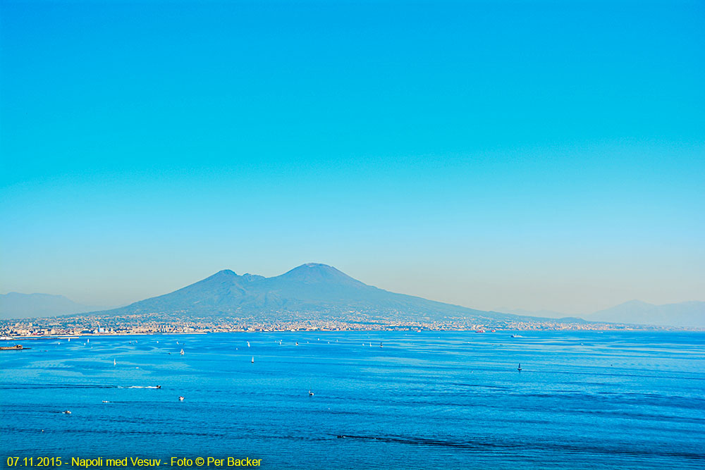 Napoli, Italia med Vesuv