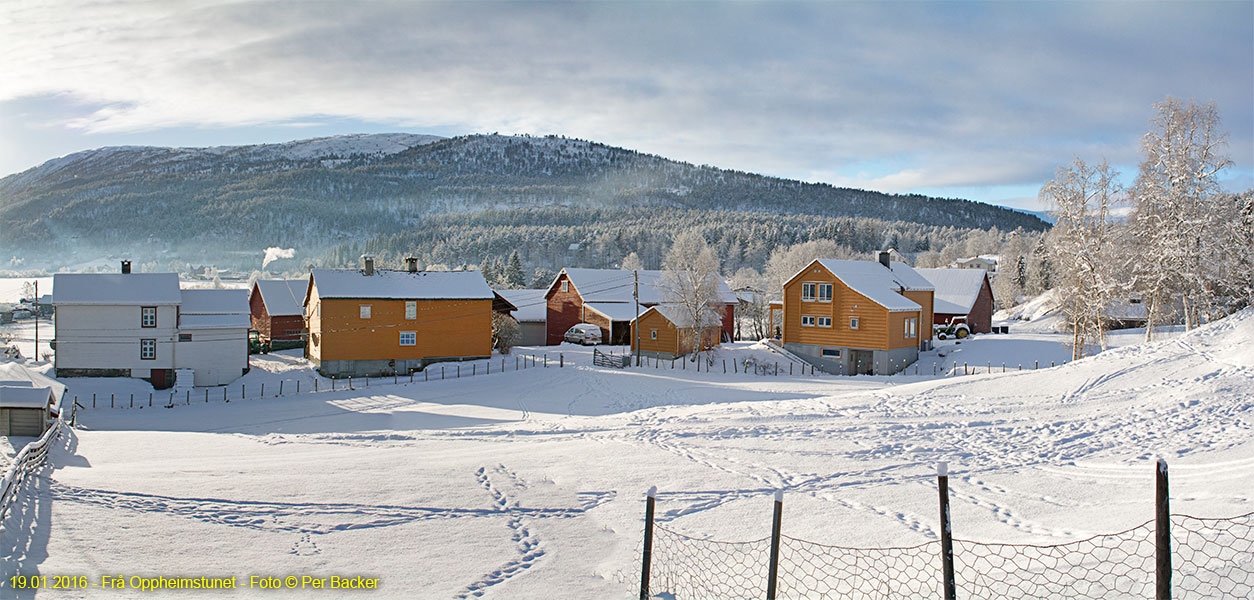 Frå Oppheimstunet - panoramabilete