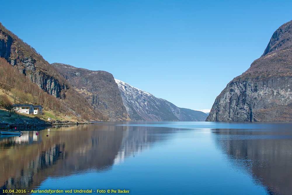 Aurlandsfjorden ved Undredal