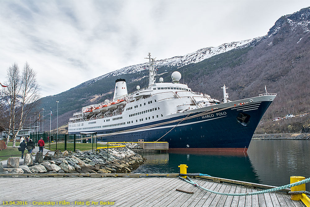 Cruiceskip i Flåm