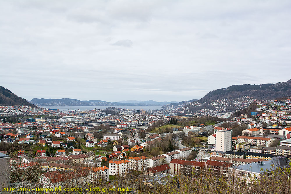 Bergen sett frå Kolstien