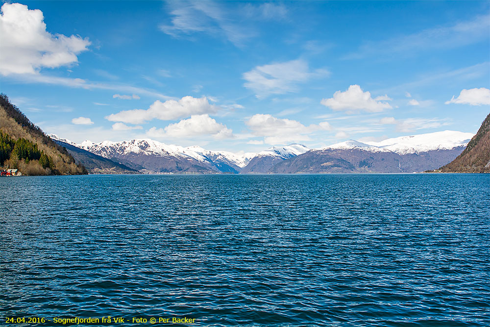 Sognefjorden sett frå Vik