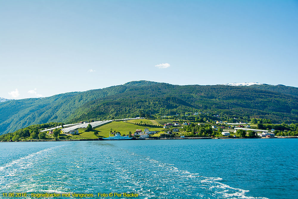 Sognefjorden mot Vangsnes