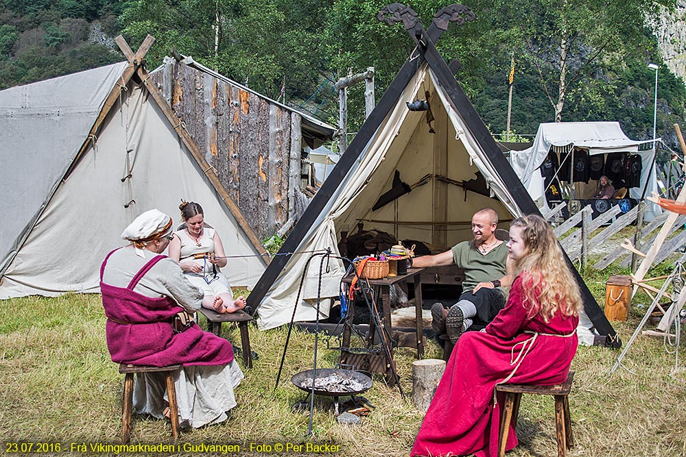 Frå vikingmarknaden i Gudvangen