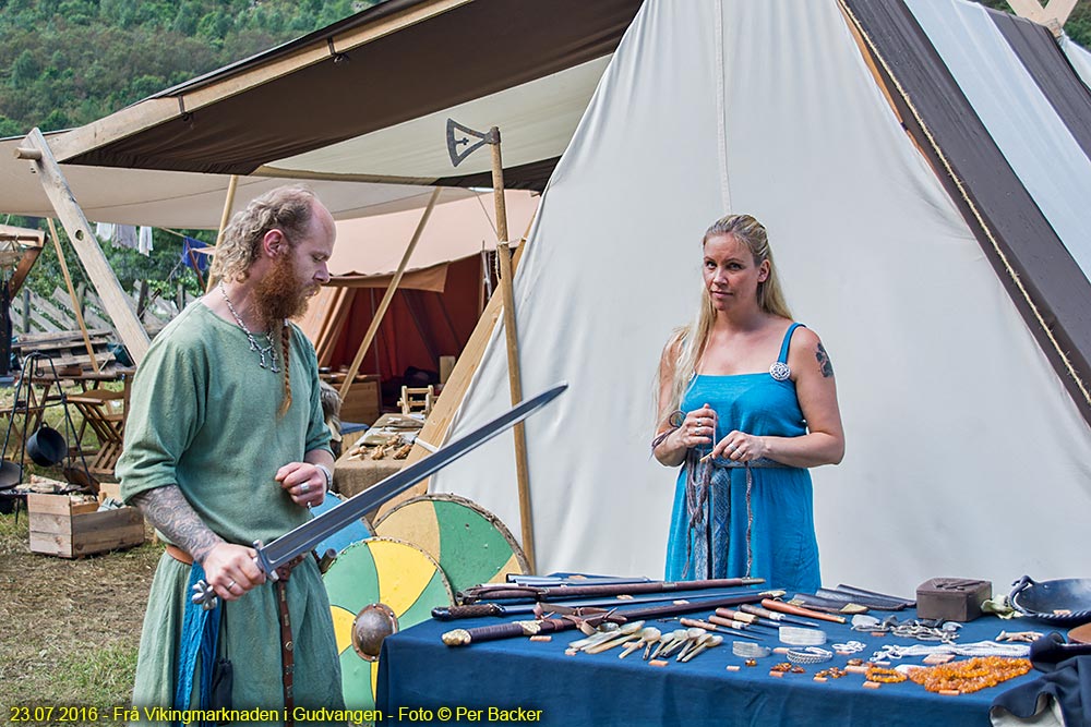 Frå vikingmarknaden i Gudvangen