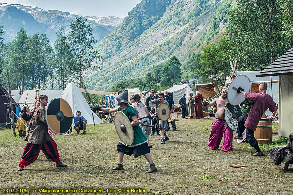 Frå vikingmarknaden i Gudvangen