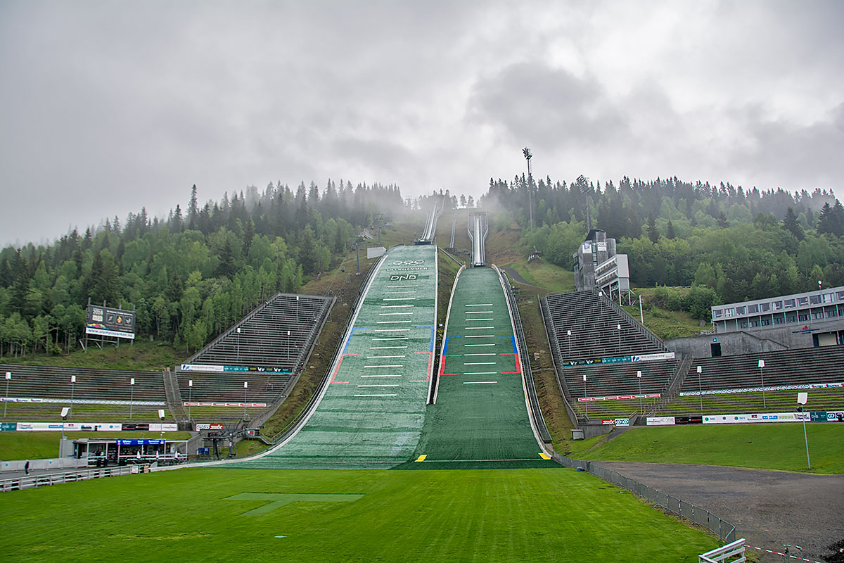 Frå Lysgårdsbakken, Lillehammer