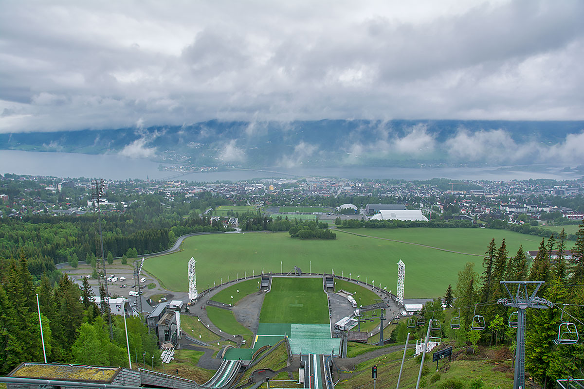 Frå Lysgårdsbakken, Lillehammer