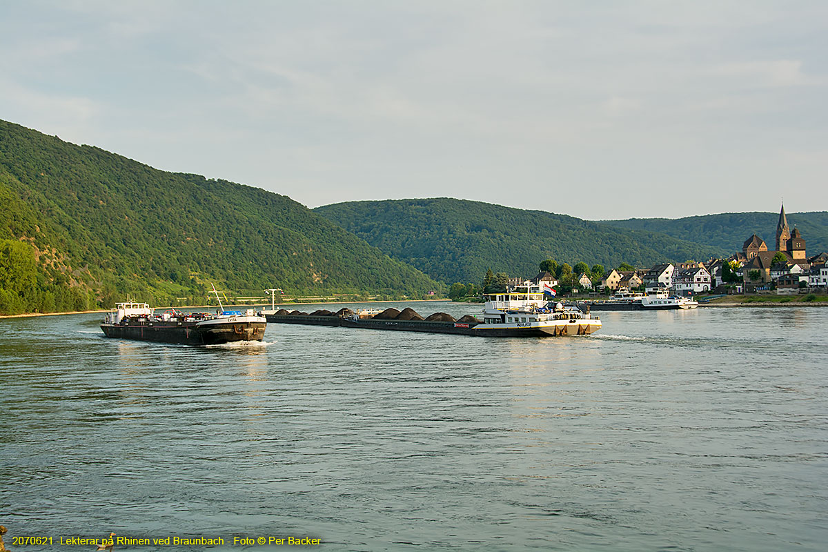 Lekterar på Rhinen ved Braunbach
