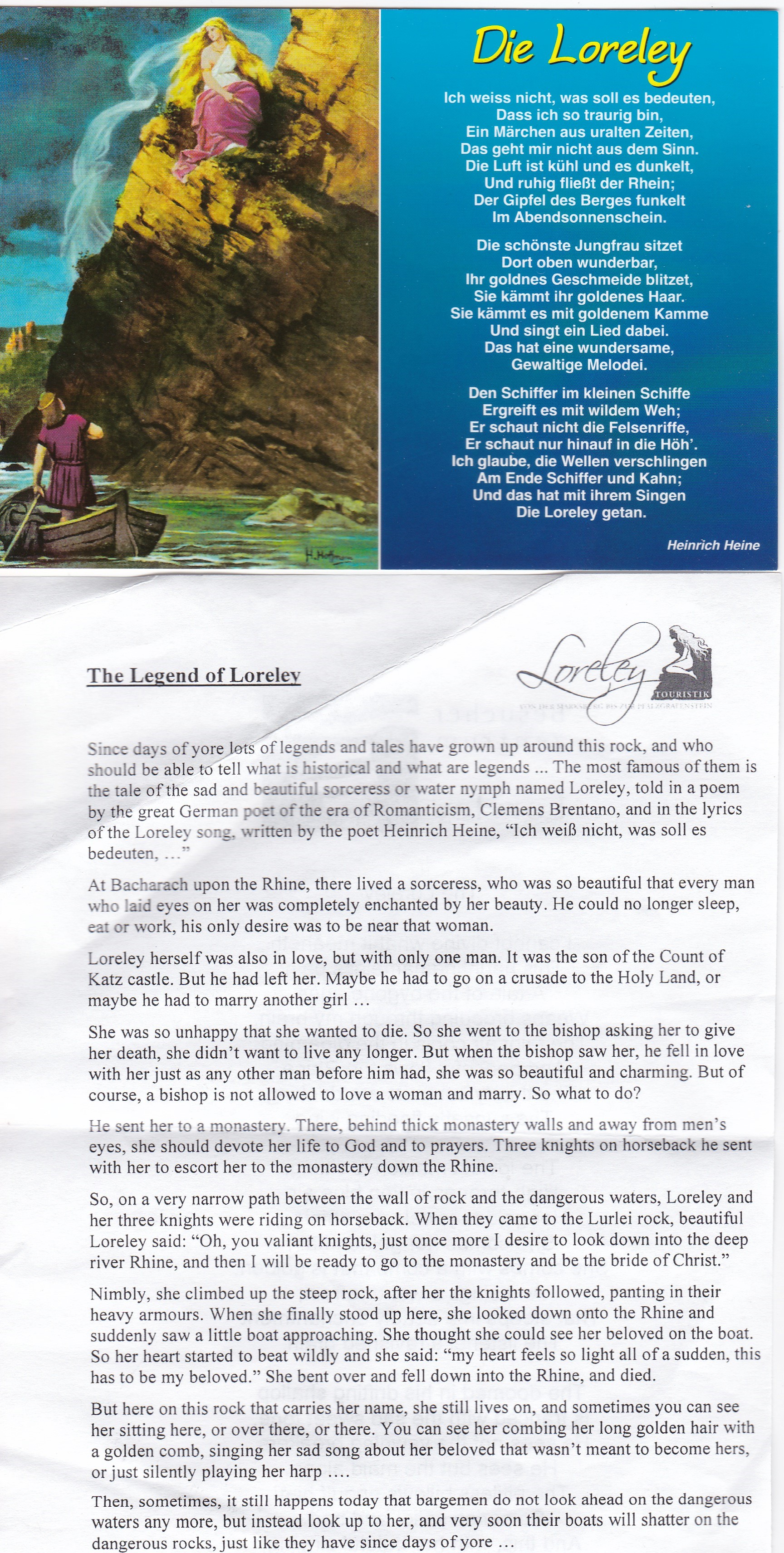 die Loreley - historien om legenda