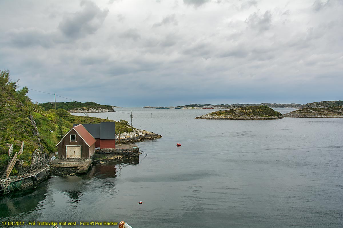 Frå Trettevikkja mot vest