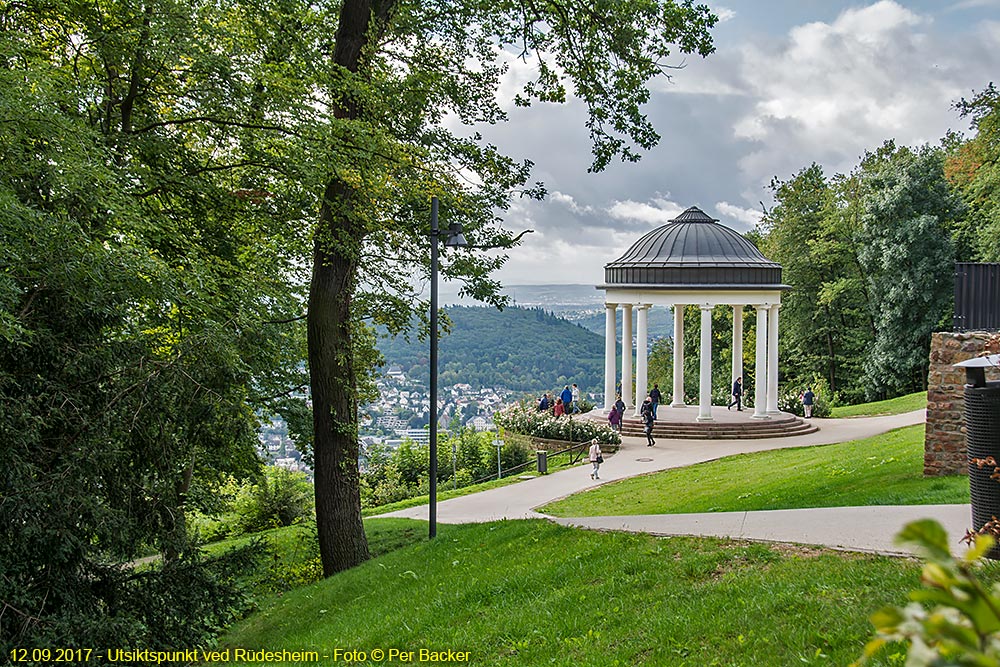 Utsiktspunkt over Rüdesheim