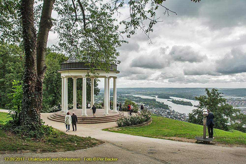 Utsiktspunkt over Rüdesheim