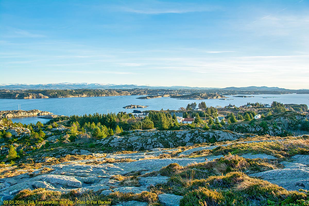 Frå Turøyvarden mot sør