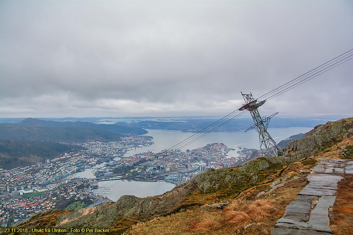 Utsikt frå Ulriken