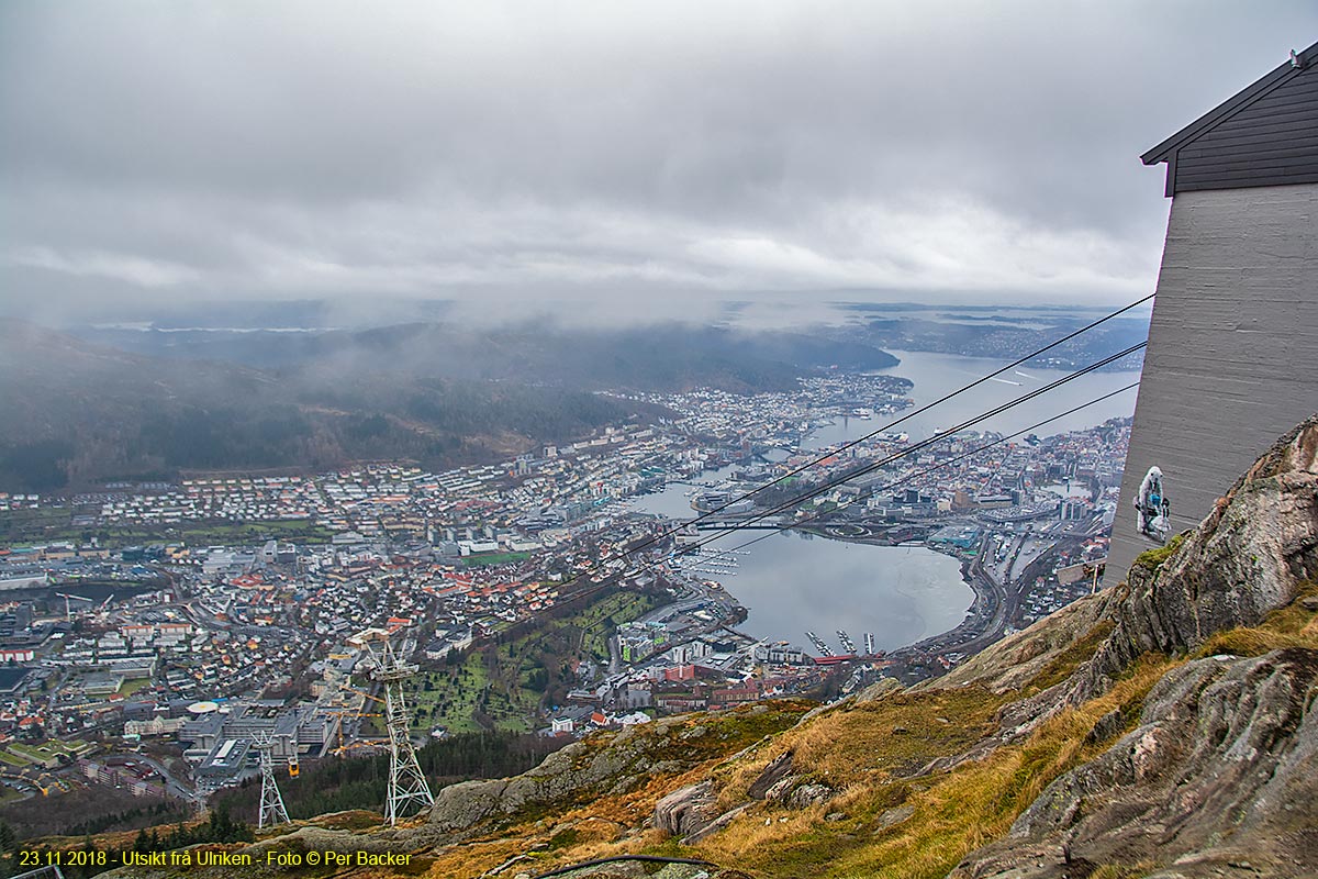 Utsikt frå Ulriken