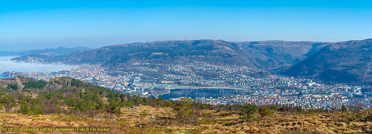 Bergen sett frå Løvstakken