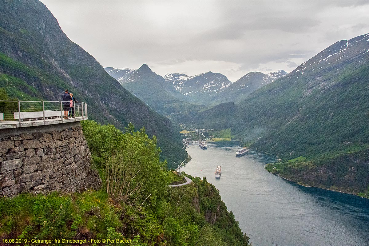 Geiranger frå Ørneberget