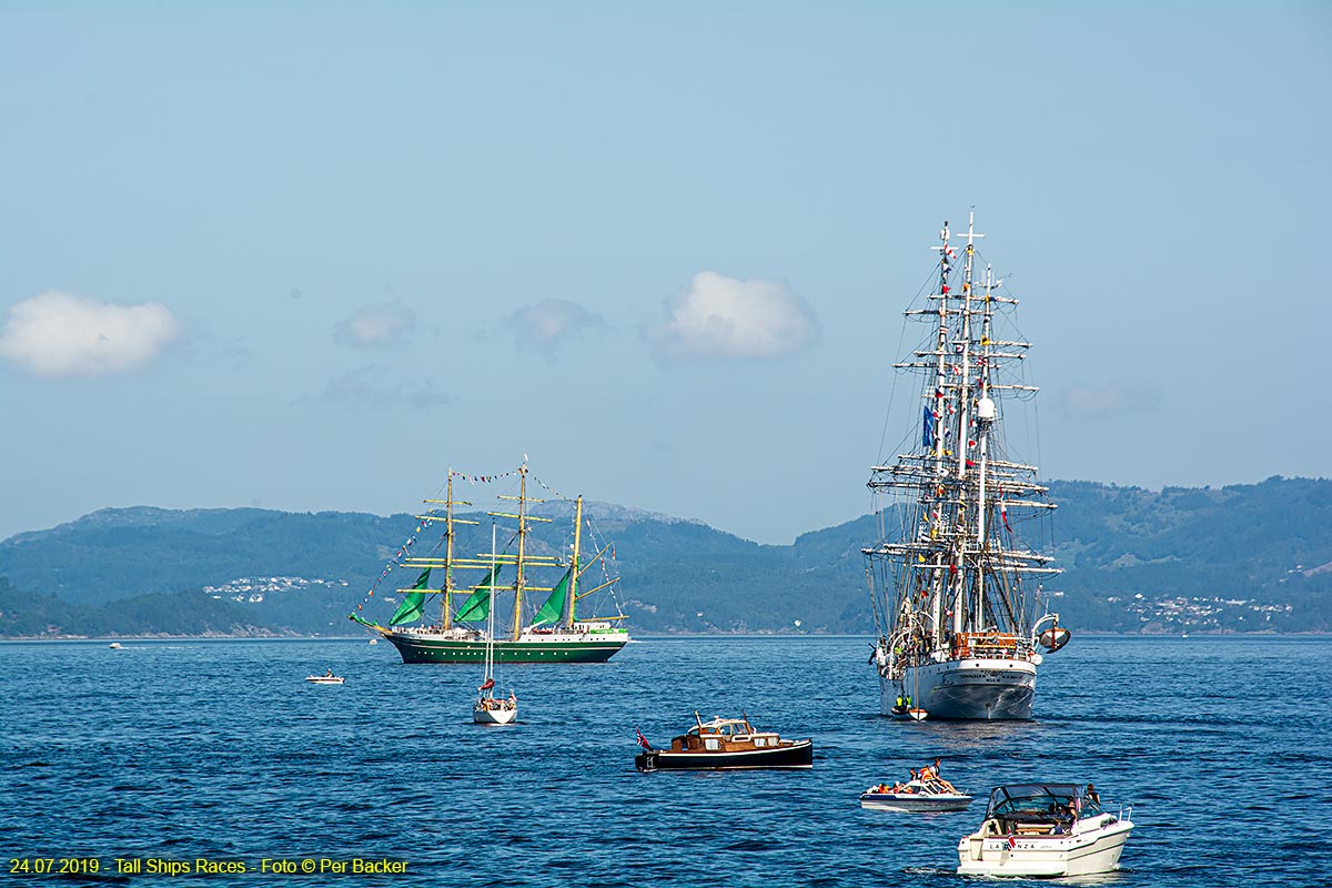 Tall Ships Races - avreise frå Bergen