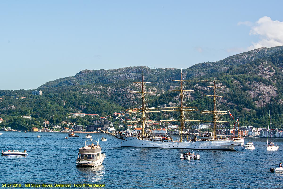 Tall Ships Races - avreise frå Bergen