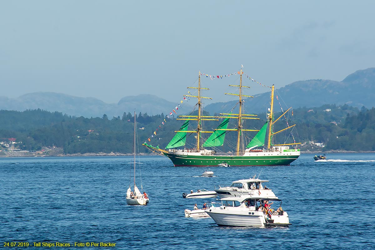 Tall Ships Races - avreise frå Bergen