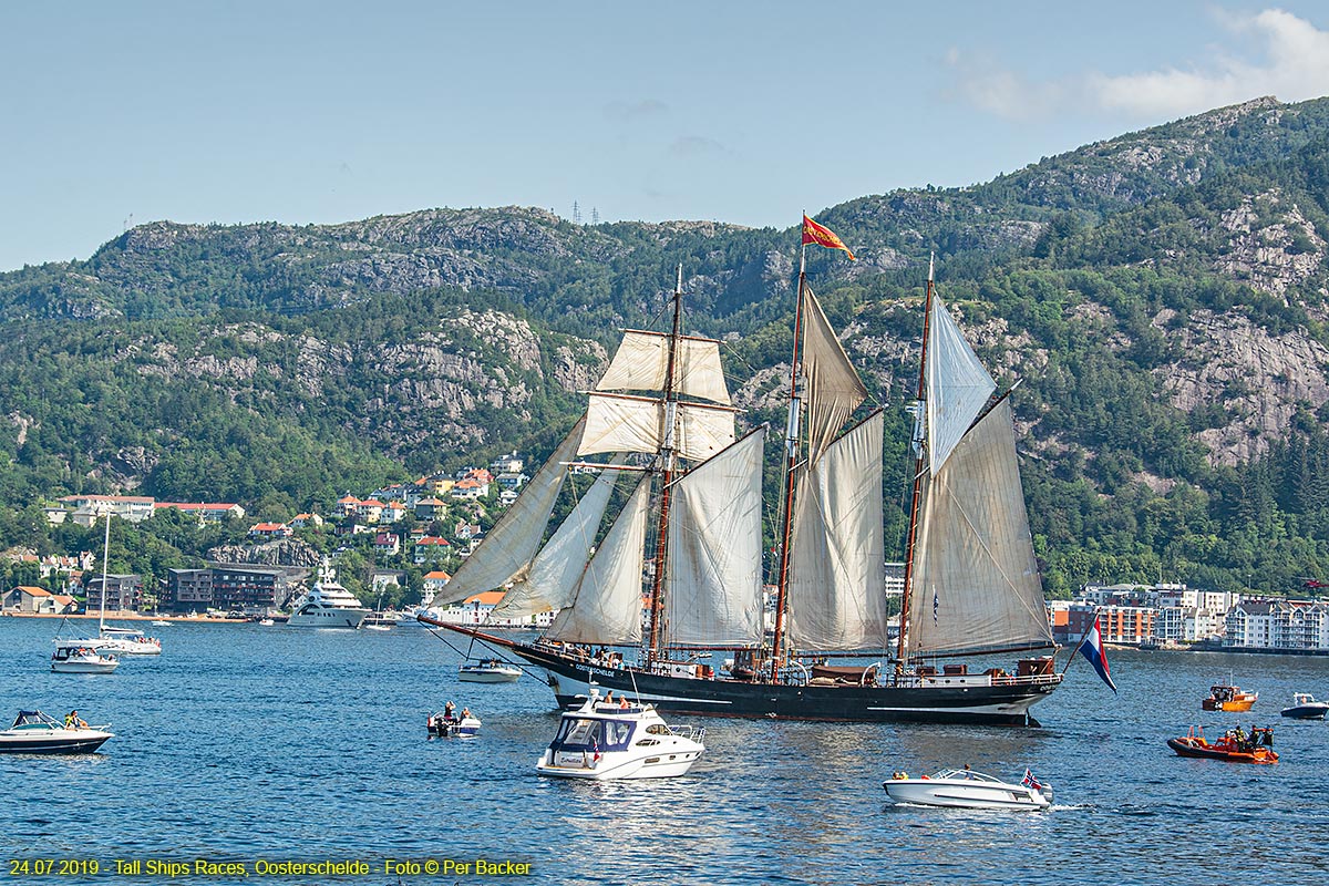 Tall Ships Races - avreise frå Bergen