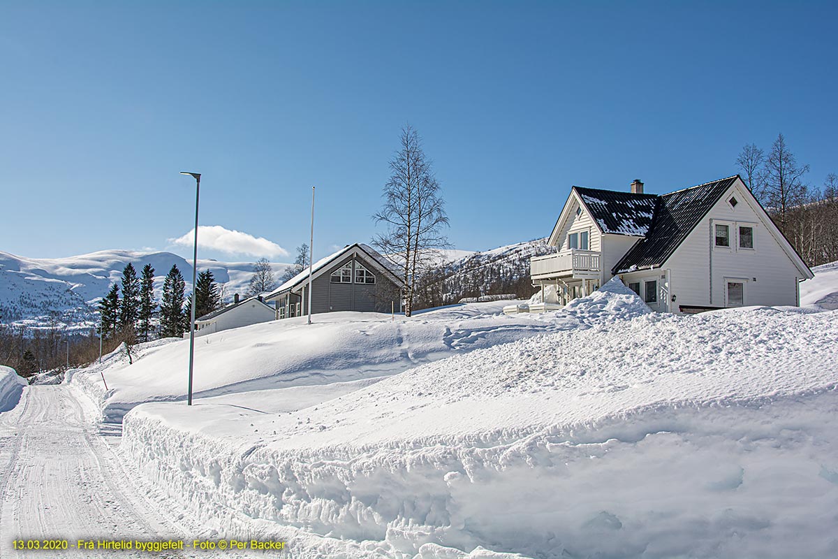 Frå Hirtelid byggjefelt