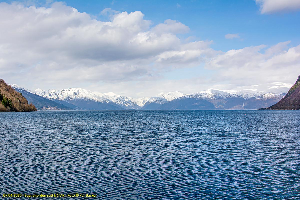 Sognefjorden sett frå Vik