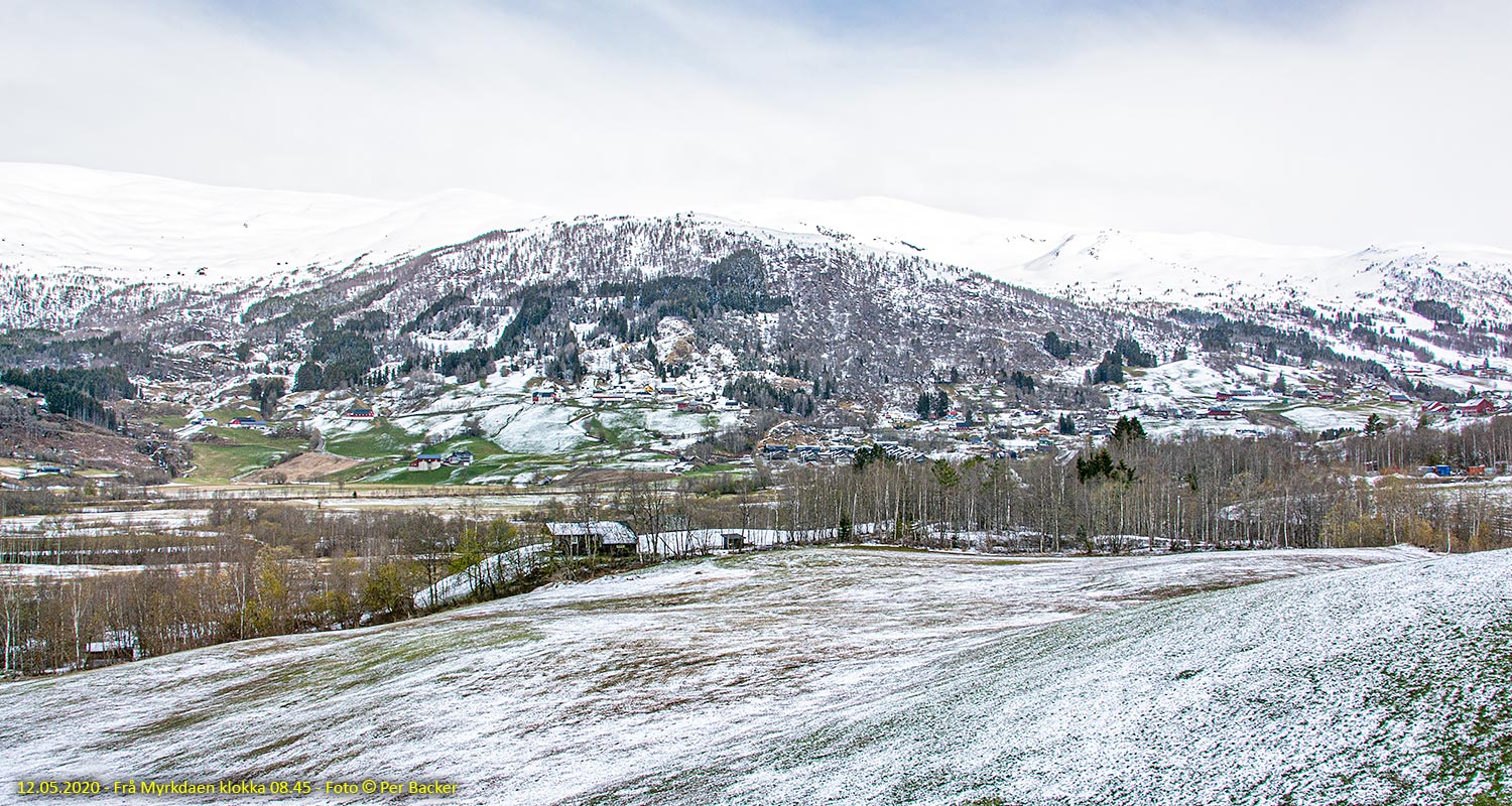 Frå Myrkdalen klokka 08.45