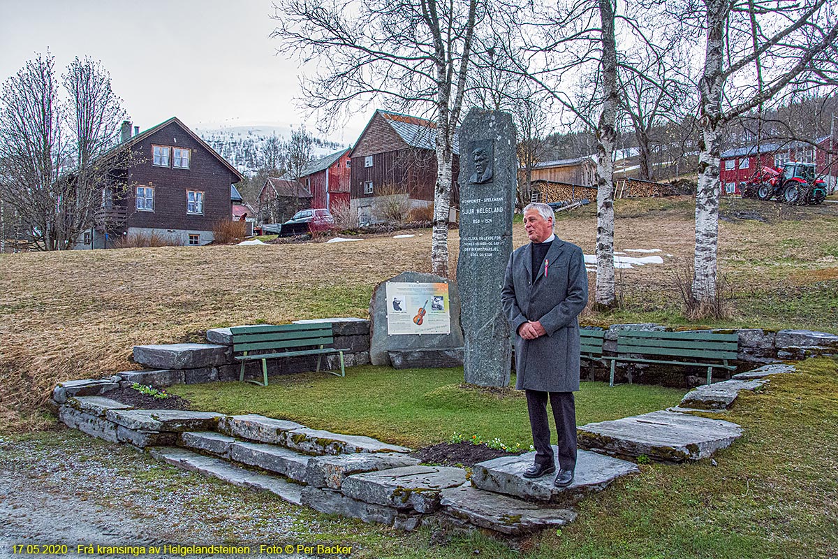 Frå kransinga av Helgelandsteinen