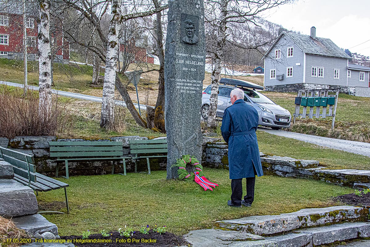 Frå kransinga av Helgelandsteinen