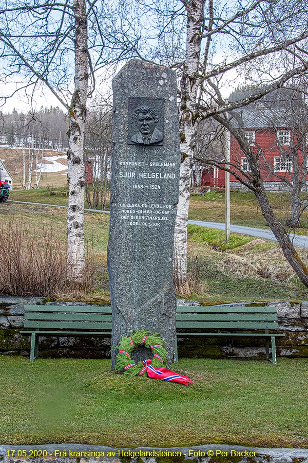 Frå kransinga av Helgelandsteinen