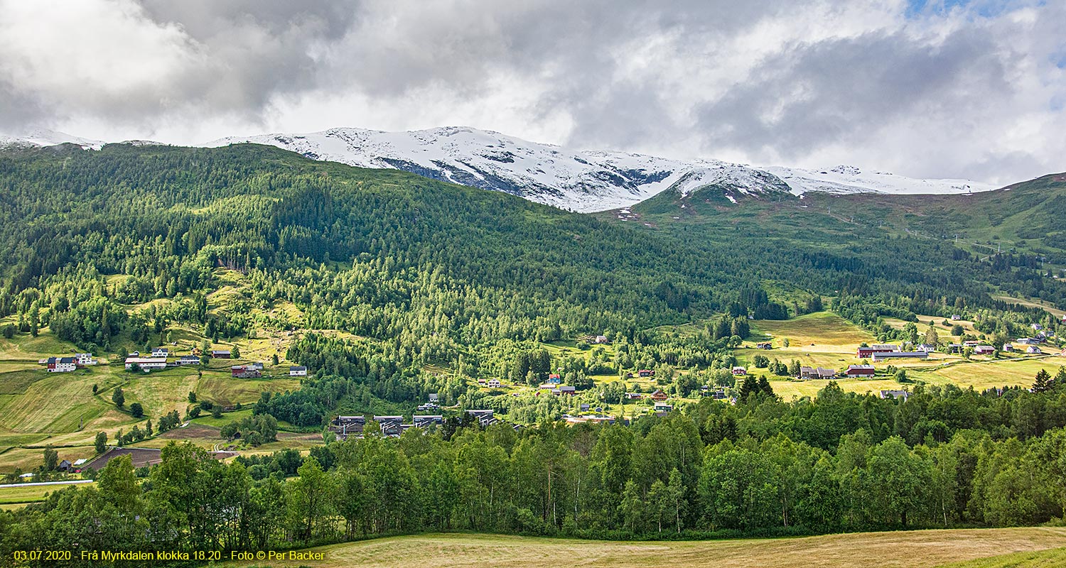 Frå Myrkdalen klokka 18.20