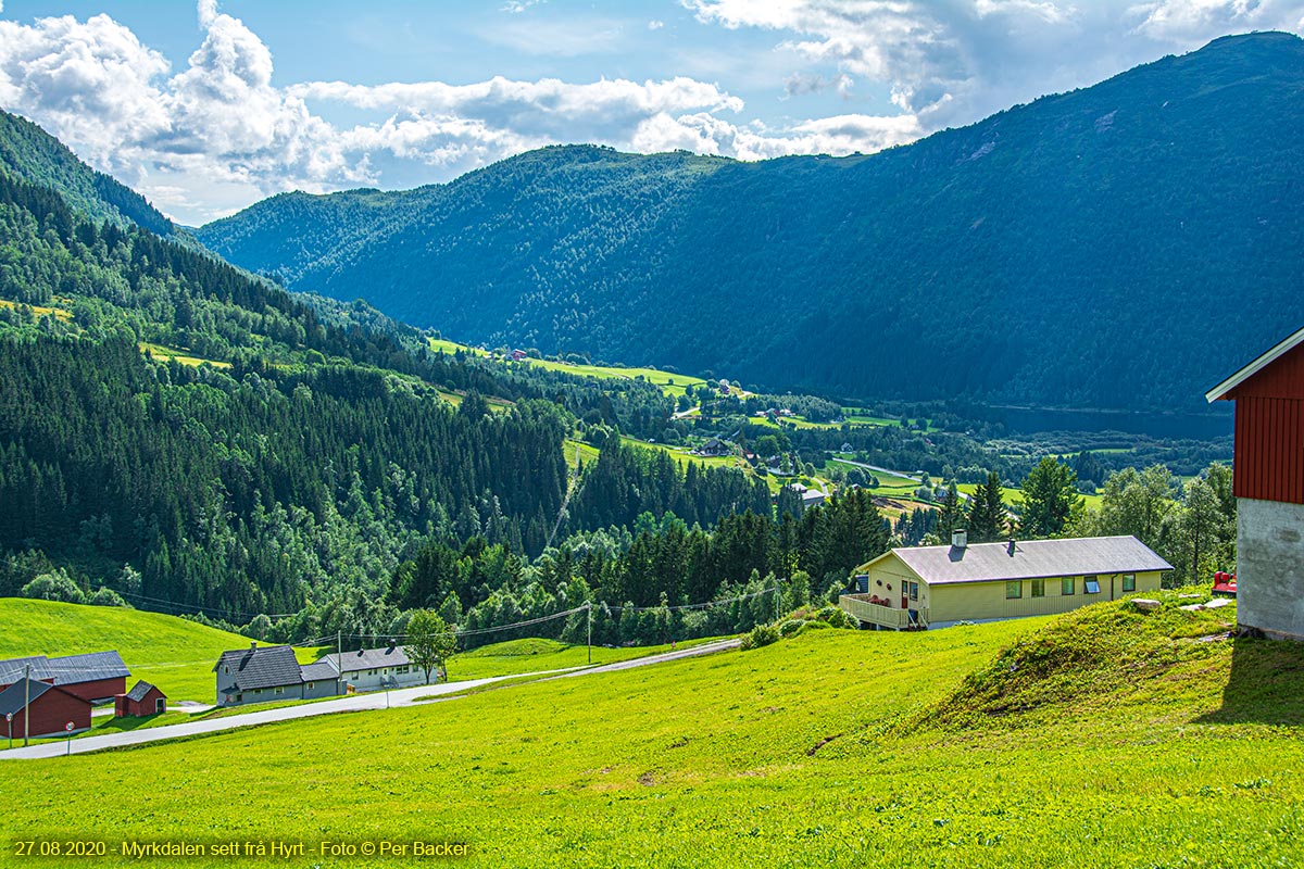 Myrkdalen sett frå Hyrt