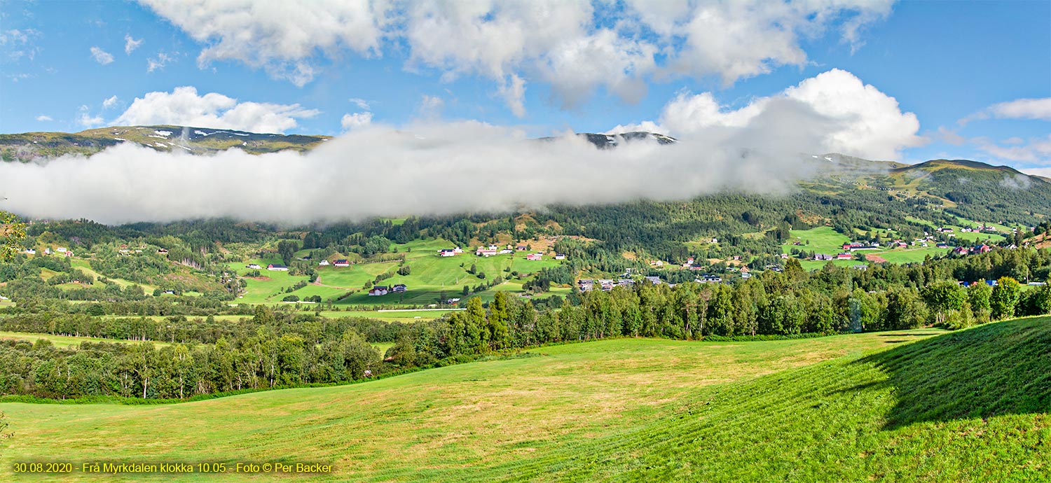 Frå Myrkdalen klokka 10.05