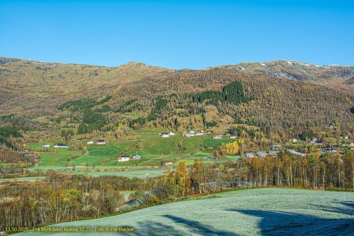 Frå Myrkdalane klokka 10.25