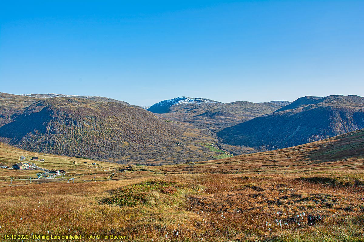 Retning Larsfonnfjellet