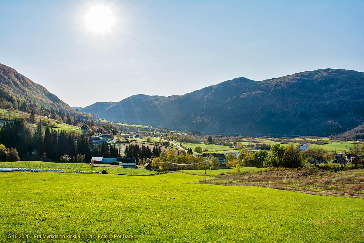 Frå Myrkdalen klokka 12.20