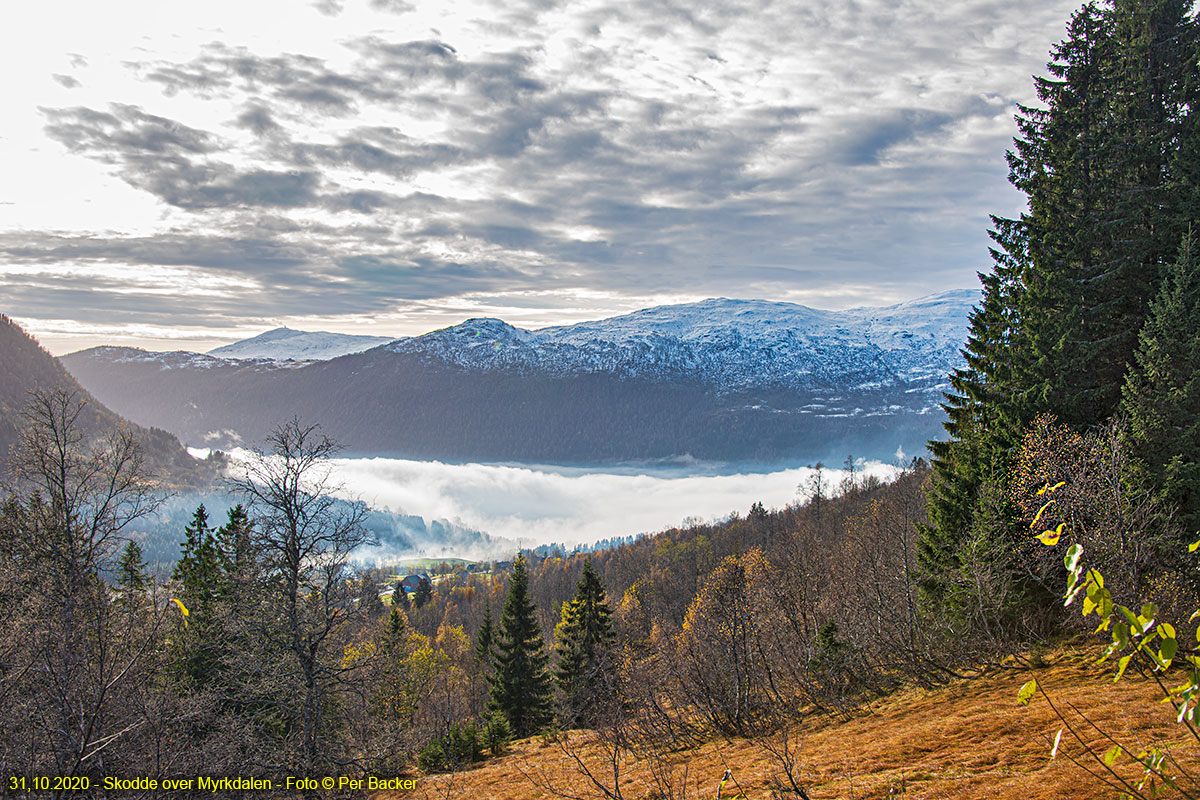 Skodde over Myrkdalen