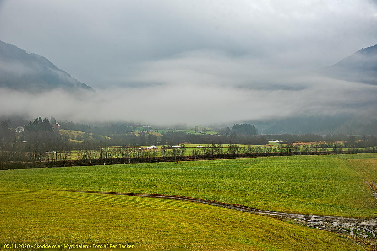 Skodde over Myrkdalen