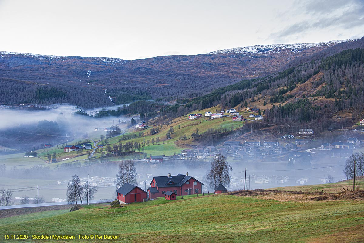 Skodde i Myrkdalen