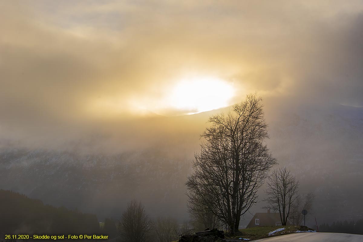 Skodde og sol